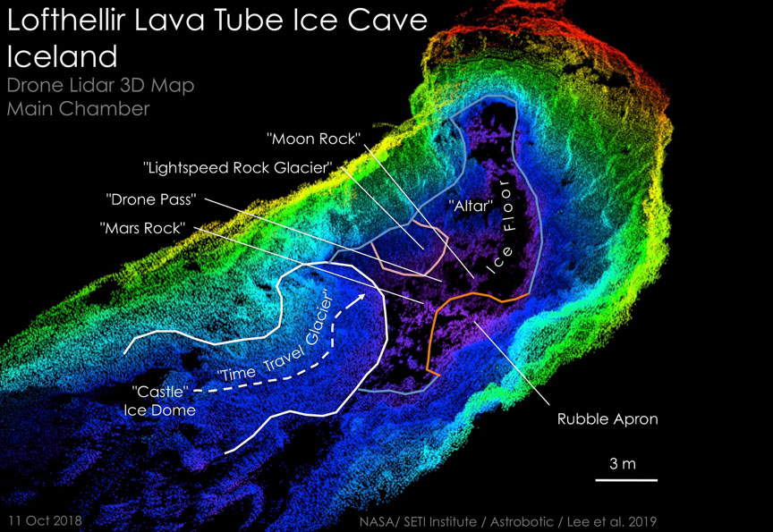 Drone-borne LiDAR 3D Map of the Main Chamber