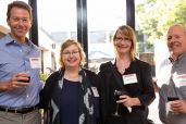 Vicky with attendees
