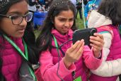 Girl Scouts at Bridging 2019